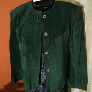 Green Suede Jacket